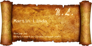 Martin Linda névjegykártya